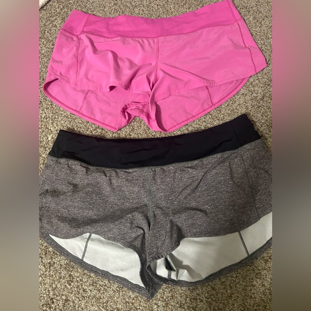 Lululemon speed up shorts size 12